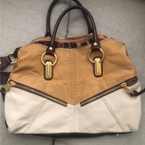 B. Makowsky Muti Colored Leather Bag. - Picture 2 of 5